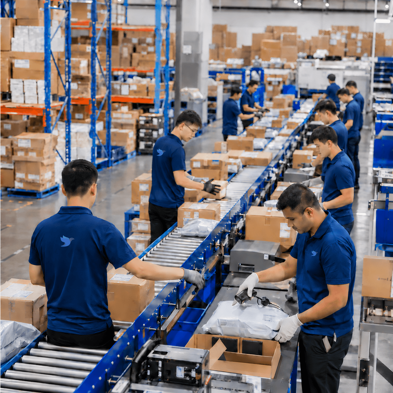 DropshipDuo warehouse ready for peak-season shipping