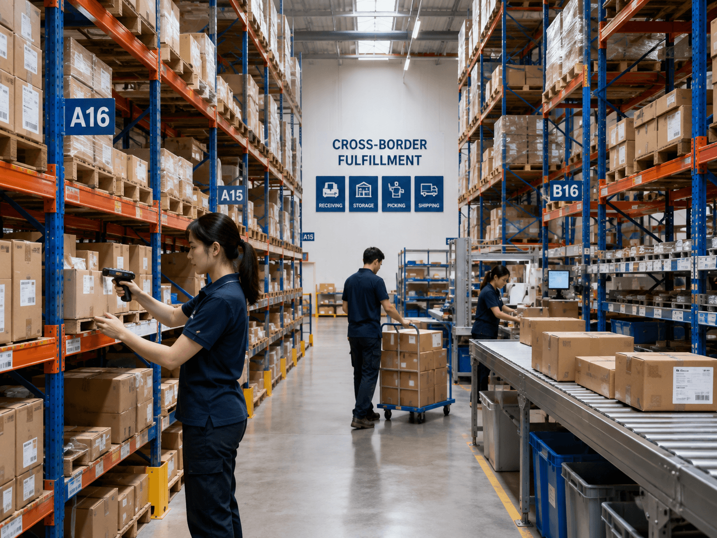 Warehouse interior photo